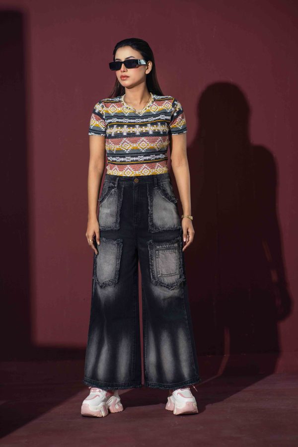 Tugra High Street Girls Cargo Pants - Image 2