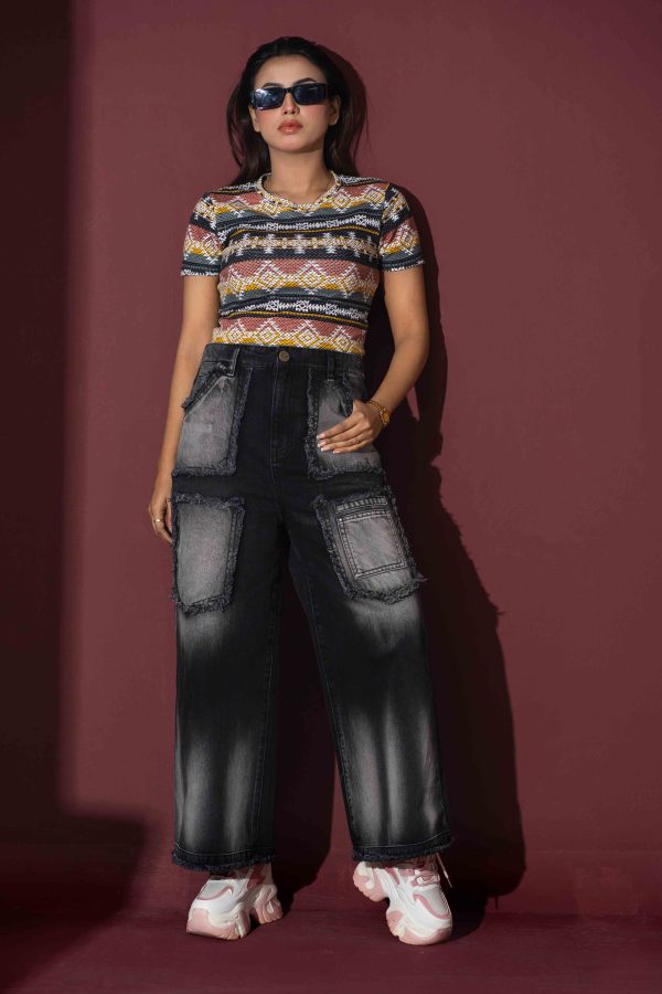 Tugra High Street Girls Cargo Pants - Image 3